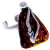 925 Sterling Silver & Baltic Amber Unique Amber Ring - RG0598