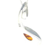 925 Sterling Silver & Baltic Amber Modern Pendant - GL2002