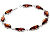 Load image into Gallery viewer, 925 Sterling SilveR &amp; Baltic Amber Modern Link Bracelet - G500
