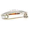 Load image into Gallery viewer, 925 Sterling Silver &amp; Baltic Amber Modern Brooch - GL823