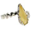 Load image into Gallery viewer, 925 Sterling Silver &amp; Baltic Amber Modern Designer Ring - G401