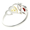 Load image into Gallery viewer, 925 Sterling Silver &amp; Baltic Amber Modern Designer Ring - GL713