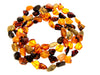 Genuine Baltic Amber Long Nuggets Luxurious Necklace - NE0186
