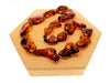 Load image into Gallery viewer, Genuine Cognac Baltic Amber Large Nuggets Luxurious Necklace - NE0167