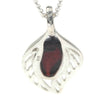Load image into Gallery viewer, 925 Sterling Silver &amp; Baltic Amber Modern Designer Pendant - GL2013