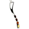 Load image into Gallery viewer, 925 Sterling Silver &amp; Baltic Amber Modern Designer Pendant - GL2021