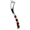 Load image into Gallery viewer, 925 Sterling Silver &amp; Baltic Amber Modern Designer Pendant - GL2021