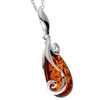 Load image into Gallery viewer, 925 Sterling Silver &amp; Baltic Amber Modern Designer Pendant - GL2022