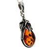 Load image into Gallery viewer, 925 Sterling Silver &amp; Baltic Amber Classic Designer Pendant - 1940