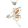 Load image into Gallery viewer, 925 Sterling Silver &amp; Baltic Amber Modern Fairytale Pendant - GL2024