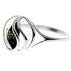 925 Sterling Silver & Baltic Amber Modern Ring - GL711