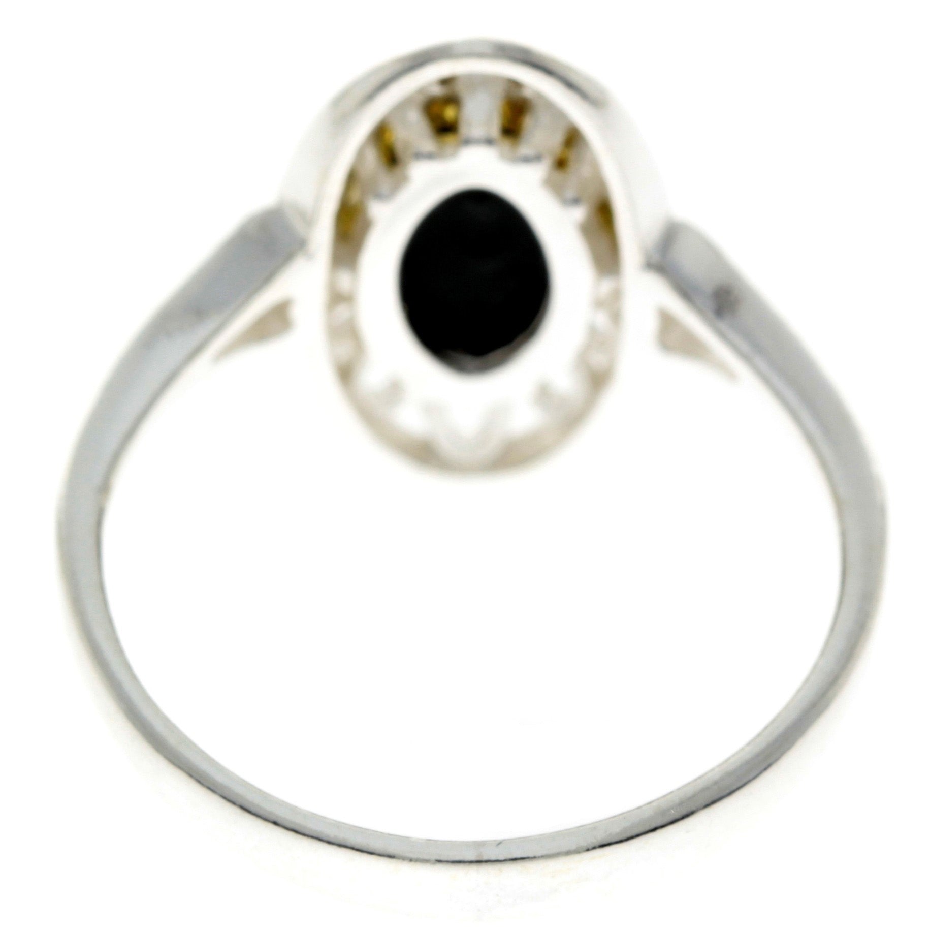 925 Sterling Silver & Baltic Amber Modern Ring - GL701
