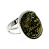 Load image into Gallery viewer, 925 Sterling Silver &amp; Baltic Amber Classic Adjustable Ring - GL464