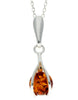 Load image into Gallery viewer, 925 Sterling Silver &amp; Baltic Amber Modern Ball Pendant - GL390