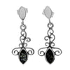 Load image into Gallery viewer, 925 Sterling Silver &amp; Baltic Amber Classic Drop Earrings - 8108