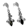 Load image into Gallery viewer, 925 Sterling Silver &amp; Baltic Amber Classic Drop Earrings - 8108