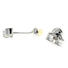 Load image into Gallery viewer, 925 Sterling Silver &amp; Genuine Baltic Amber Classic Small Studs Earrings - 8275