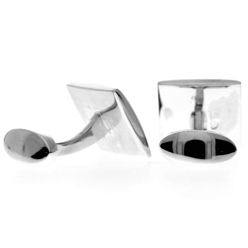 925 Sterling Silver & Genuine Baltic Amber Exclusive Thunder Lightning Cufflinks - AAC008