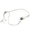Load image into Gallery viewer, 925 Sterling Silver &amp; Baltic Amber Modern Star Adjustable Bracelet - AXB2