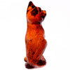 Figurine Superb Quality Handmade Natural Carved Cat made of Genuine Baltic Amber - CRV50