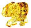 Figurine Superb Quality Handmade Natural Carved Elephant made of Genuine Baltic Amber - CRV63