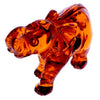 Load image into Gallery viewer, Figurine Superb Quality Handmade Natural Carved Elephant made of Genuine Baltic Amber - CRV68