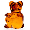 Figurine Superb Quality Handmade Natural Carved Panda made of Genuine Baltic Amber - CRV82