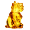 Load image into Gallery viewer, Figurine Superb Quality Handmade Natural Carved Dog made of Genuine Baltic Amber - CRV88
