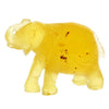 Figurine Superb Quality Handmade Natural Carved Elephant made of Genuine Baltic Amber - CRV92