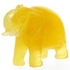 Figurine Superb Quality Handmade Natural Carved Elephant made of Genuine Baltic Amber - CRV95