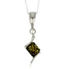 Load image into Gallery viewer, 925 Sterling Silver &amp; Genuine Baltic Amber Classic Pendant - G204