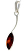 Load image into Gallery viewer, 925 Sterling Silver &amp; Genuine Baltic Amber Classic Pendant - G206