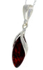 Load image into Gallery viewer, 925 Sterling Silver &amp; Genuine Baltic Amber Classic Pendant - G209