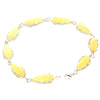 Load image into Gallery viewer, 925 Sterling SilveR &amp; Baltic Amber Modern Link Bracelet - G500