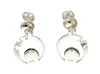 925 Sterling Silver & Baltic Amber Modern Drop Earrings GL147