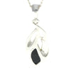 Load image into Gallery viewer, 925 Sterling Silver &amp; Genuine Baltic Amber Modern Pendant - GL2032