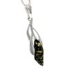 Load image into Gallery viewer, 925 Sterling Silver &amp; Genuine Baltic Amber Modern Pendant - GL2032