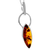 Load image into Gallery viewer, 925 Sterling Silver &amp; Genuine Baltic Amber Modern Pendant - GL2042
