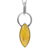 Load image into Gallery viewer, 925 Sterling Silver &amp; Genuine Baltic Amber Modern Pendant - GL2042