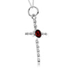 Load image into Gallery viewer, 925 Steling Silver &amp; Genuine Baltic Amber Modern Cross Pendant - GL2053
