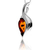Load image into Gallery viewer, 925 Steling Silver &amp; Genuine Baltic Amber Modern Pendant - GL2054