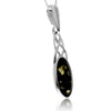 Load image into Gallery viewer, 925 Steling Silver &amp; Genuine Baltic Amber Classic Celtic Pendant - GL234