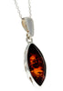 Load image into Gallery viewer, 925 Sterling Silver &amp; Genuine Baltic Amber Classic Pendant - GL377