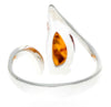 Load image into Gallery viewer, Designer Adjustable size Amber Ring GL402 - SilverAmberJewellery