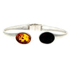 Beautiful Designer Silver Bracelet set with Baltic Amber - GL540 - SilverAmberJewellery