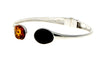 Load image into Gallery viewer, Beautiful Designer Silver Bracelet set with Baltic Amber - GL540 - SilverAmberJewellery