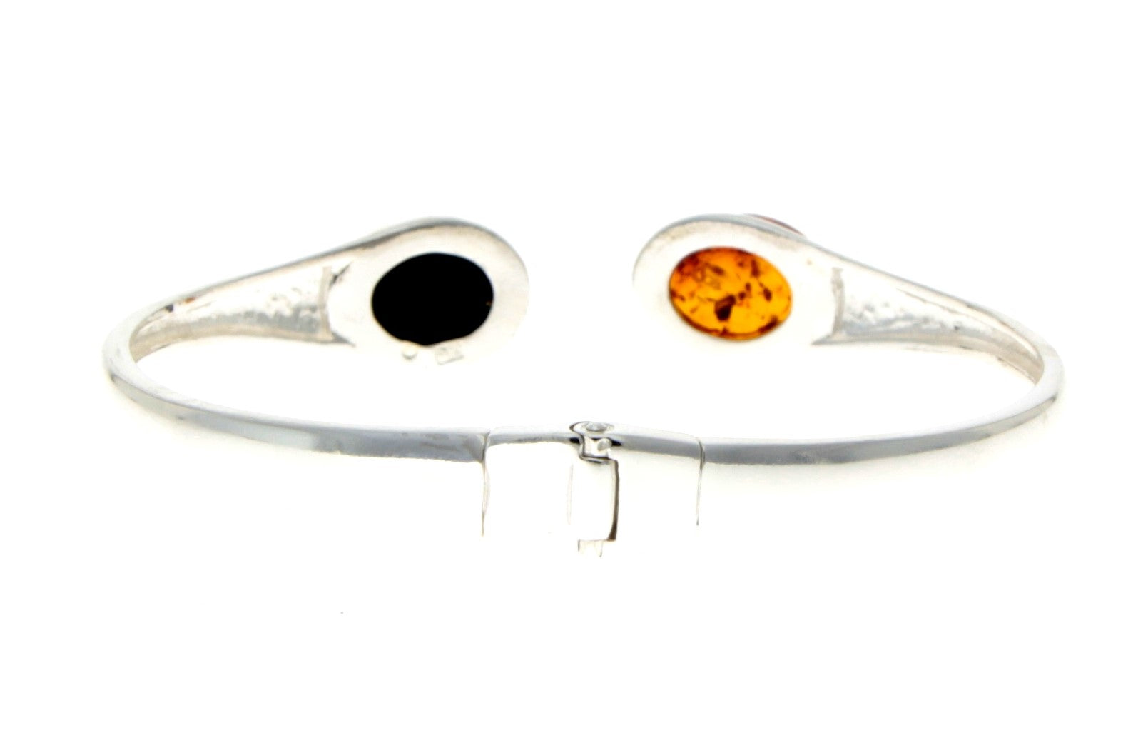Beautiful Designer Silver Bracelet set with Baltic Amber - GL540 - SilverAmberJewellery