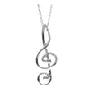 Load image into Gallery viewer, 925 Sterling Silver Classic Clef Pendant- GS201