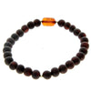 Genuine Baltic Amber Adjustable Beaded Bracelet for Men - MB006