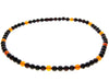 Load image into Gallery viewer, Genuine Baltic Amber Round Beads for Men / Unisex Beaded Necklace. MB023